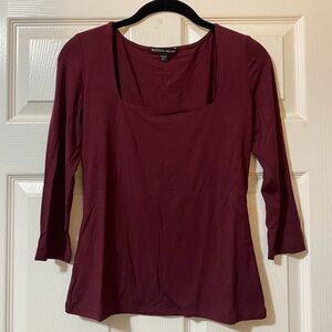 Maroon Boston Proper Blouse